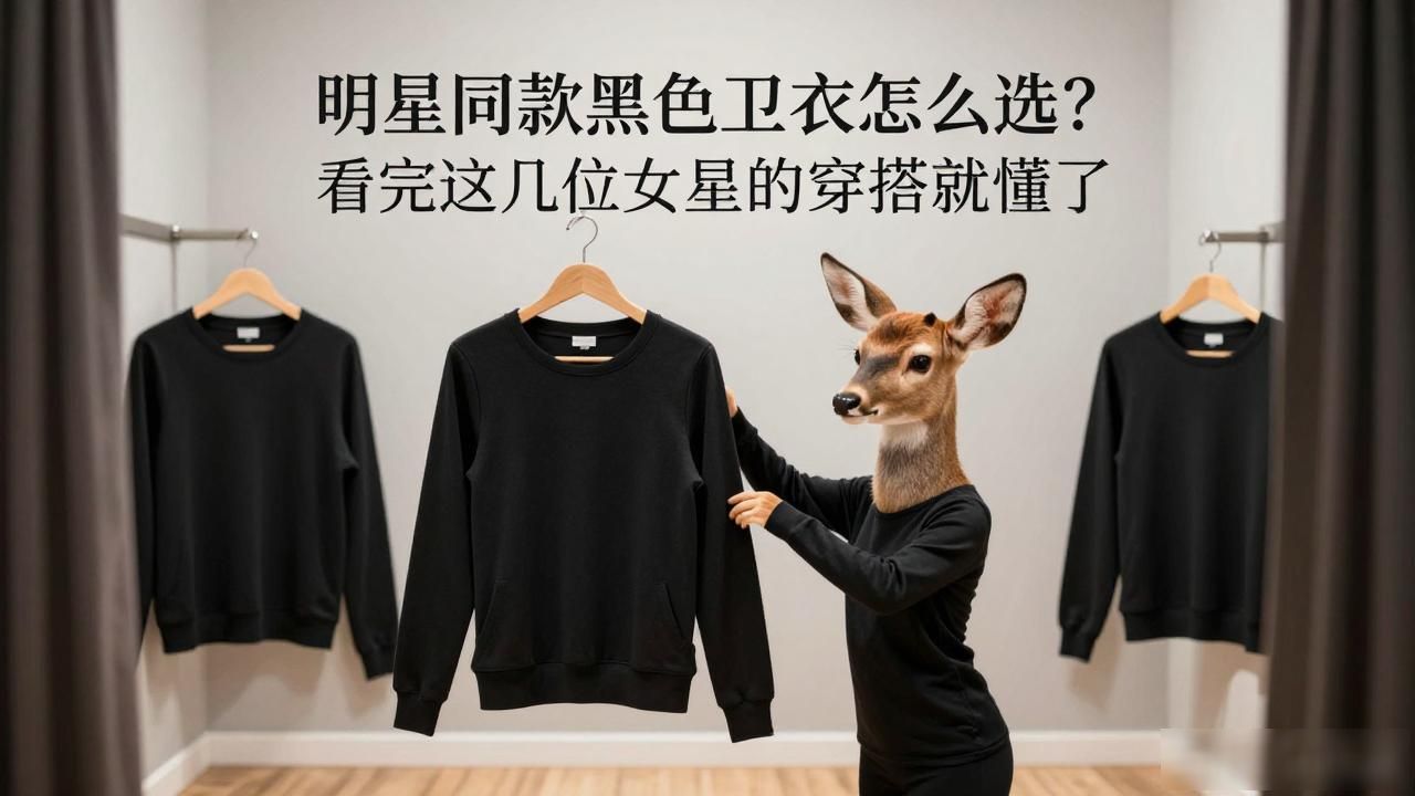 好看的黑色卫衣女明星_好看黑色明星卫衣女生_好看黑色明星卫衣女图片